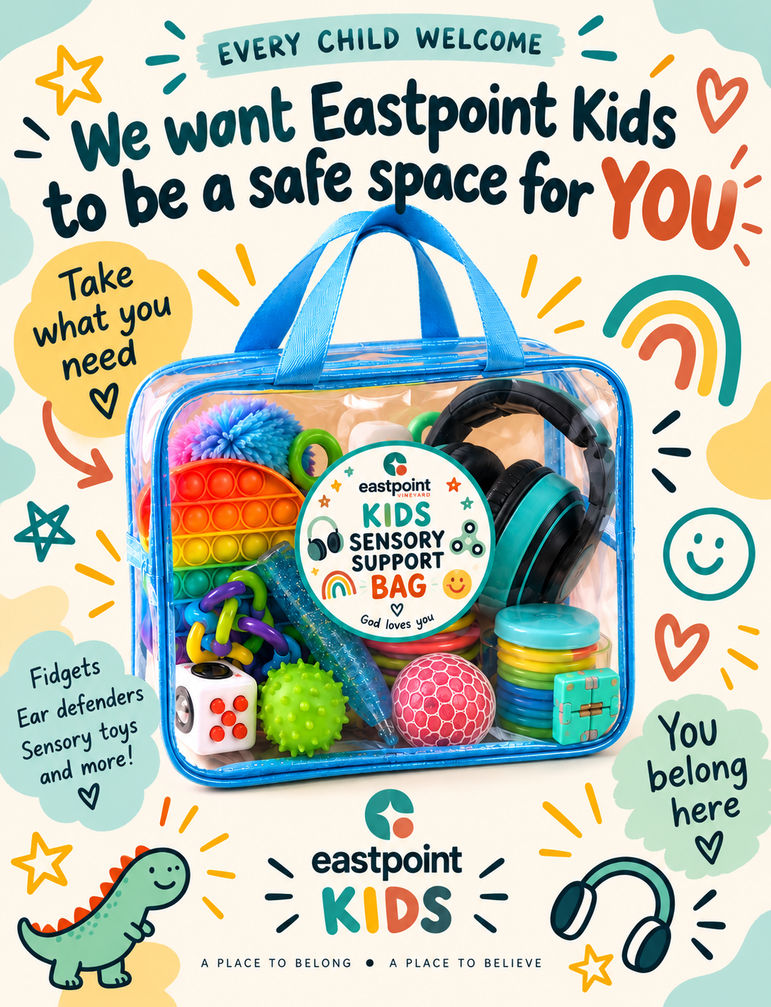 Eastpoint Kids Sensory Support Bag